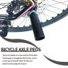 2PCS Bike Pegs, Mini Steel Bike Foot Pegs Anti Skid Lead Foot Bicycle Rear Stunt Lead Foot for Mountain Bicycle Cycling view 3