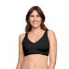 Warner's Women's Cloud 9 Super Soft, Smooth Invisible Look Wireless Lightly Lined Comfort Bra RM1041A, Black, XX-Large view 2