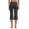 DAYOUNG Womens Bootcut Yoga Pants Capri Bootleg Flare Tummy Control Lounge Workout Running Pants Y57-Charcoal-S view 2