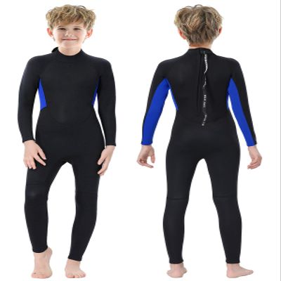 REALON Kids Full Wetsuit Toddler Boys Girls and Youth 2.5mm 3mm Neoprene Child Wet Suit Back Zipper Thermal Swimsuits for Diving Surfing Swimming Water Sprot