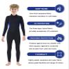 REALON Kids Full Wetsuit Toddler Boys Girls and Youth 2.5mm 3mm Neoprene Child Wet Suit Back Zipper Thermal Swimsuits for Diving Surfing Swimming Water Sprot view 4