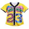 Amzdest 90s Clothing for Women, Unisex Hip Hop Party, Bel Air 23 Baseball Jersey Short Sleeve Button Down Shirt (23Citrine, X-Large) view 1