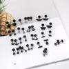 18 Pairs Stainless Steel Stud Earrings Set for Women Men Star Moon flower Heart Leaf Opal 20G Cartilage Earrings Hypoallergenic Flatback Earrings Piercing Jewelry view 4