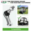 10L0L 2 Pack Ball Joint Tie Rod End Kit 102022601 102288301 Replacement for Club Car Precedent 2004-up & Tempo 2018-up Golf Cart view 2