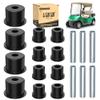 10L0L Complete Rear Leaf Spring Bushing Sleeves Kit for EZGO RXV 2008-up Electric & Gas Golf Cart, Replace OEM 620160 620161 624030 view 1