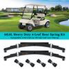 10L0L Golf Cart Heavy Duty 4-Leaf Rear Spring Kit for Club Car DS 1982-up Gas & Electric, with Bushings Sleeves U Bolt, Replace OEM 1014675 102006501 1011149 1012618 1012324 1010974 view 3