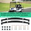 10L0L Golf Cart Heavy Duty Rear 3-Leaf Spring Kit for EZGO TXT Medalist 1995-2013 & MPT 800, HD Leaf Spring with Bushings Sleeves U Bolts, Replace OEM 70247-G01 70474G01 70505G01 603109 view 3