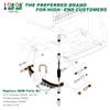 10L0L Golf Cart Heavy Duty 4-Leaf Rear Leaf Spring Kit for Club Car Precedent/Onward/Tempo 2004-up, with Bushings Sleeves U Bolts, Replace OEM 102509301 102513001 view 2