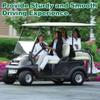 10L0L Golf Cart Heavy Duty 4-Leaf Rear Leaf Spring Kit for Club Car Precedent/Onward/Tempo 2004-up, with Bushings Sleeves U Bolts, Replace OEM 102509301 102513001 view 4