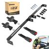 10L0L Universal 2 Passenger Golf Cart Seat Belt Bracket Kit fit Yamaha, EZGO TXT/RXV, Club Car DS Front Seat, Retractable Seatbelts 42" Long view 1