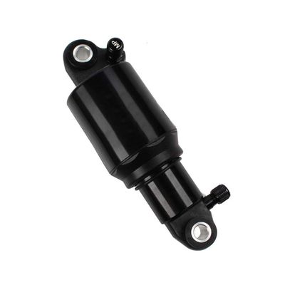 LvTu Bike Shock Absorber Double Air, Chamber Soft Tail Bike Rear Damper 125mm 150mm 165mm 190mm - Black (Size : 125mm)