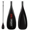 Z&J SPORT 3-Piece SUP Paddle 172-220cm Adjustable, Full Carbon Racing Stand-up Paddle (X: 17.5cm*45cm, 88sq. in) view 1