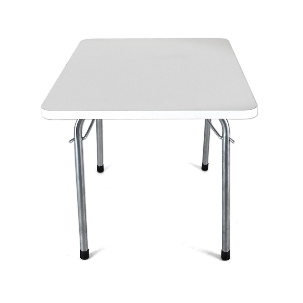 OMAC Folding Table Portable White Indoor Outdoor BBQ Picnic Party White Camp Table