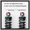 LvTu Mountain Bike Shock Absorber 125mm/ 150mm/ 165mm/ 190mm Adjustable Damping Oil Spring Shock Suspension (Size : 125mm) view 4