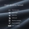 Litume Velvet Velour Sleeping Bag Liner Add Up to 14F, Mummy Sleeping Sack Backpacking, Camping, Traveling, Hotel, Hostal, Lightweight Sleep Sack (E628, with Zipper) view 4