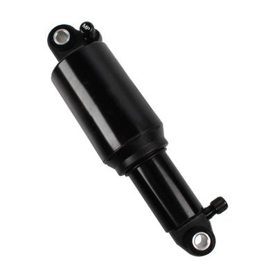 LvTu Bike Shock Absorber Double Air, Chamber Soft Tail Bike Rear Damper 125mm 150mm 165mm 190mm - Black (Size : 165mm)