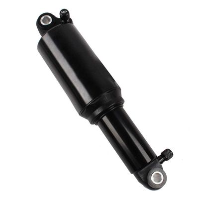 LvTu Bike Shock Absorber Double Air, Chamber Soft Tail Bike Rear Damper 125mm 150mm 165mm 190mm - Black (Size : 190mm)