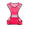TCCFCCT Reflective Running Vest for Men Women, High Visibility Safety Vest with Large Pocket, Lightweight Reflective Running Gear for Motorcycling, Cycling, Jogging, Adjustable Waist, Pink , One Size view 1