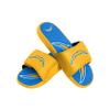 FOCO Los Angeles Chargers NFL Mens Colorblock Big Logo Gel Slide - S view 1