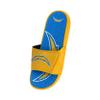 FOCO Los Angeles Chargers NFL Mens Colorblock Big Logo Gel Slide - S view 3