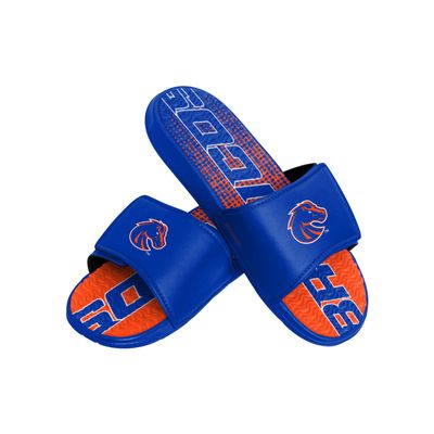 FOCO Boise State Broncos NCAA Mens Gradient Wordmark Gel Slide - S