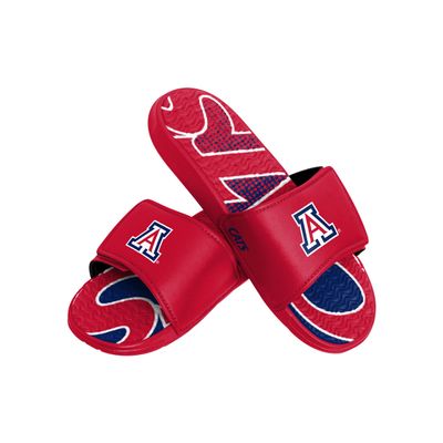 FOCO Arizona Wildcats NCAA Mens Gradient Wordmark Gel Slide - XL