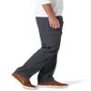 Wrangler Authentics mens Relaxed Fit Stretch Cargo Casual Pants, Anthracite Twill, 38W x 32L US view 2
