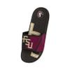 FOCO Florida State Seminoles NCAA Mens Colorblock Big Logo Gel Slide - S view 3