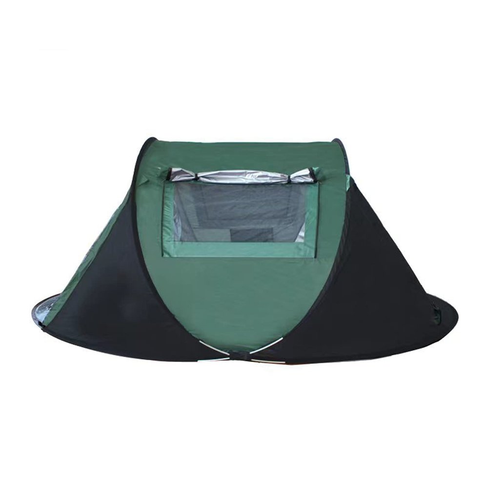 Beach Tent Sun Shade Shelter 3-4 Person Outdoor Camping Tent Camping Automatic Quick-Opening Tent,Green
