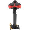 Alomejor Adjustable Electric Scooter Seat Saddle Shock Absorbing Folding Seat Chair for Scooter Black Red view 3