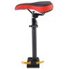 Alomejor Adjustable Electric Scooter Seat Saddle Shock Absorbing Folding Seat Chair for Scooter Black Red view 4