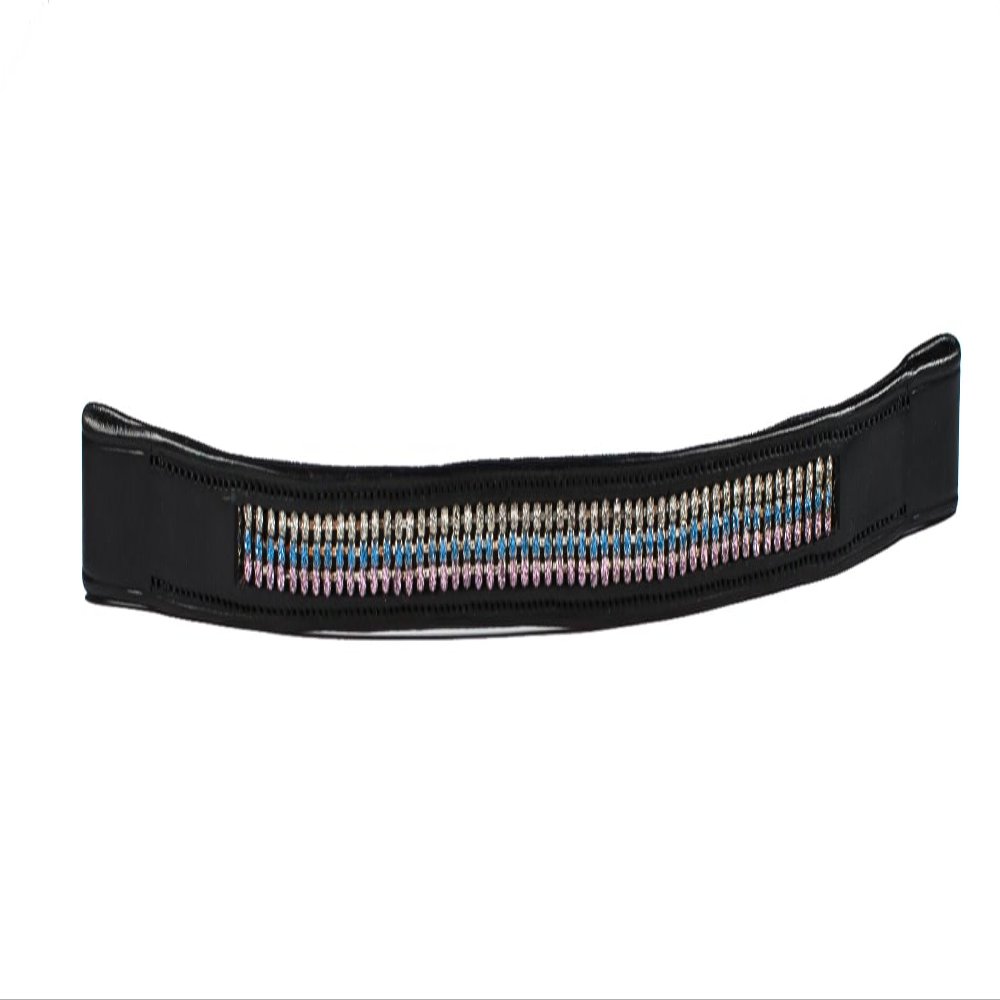 HK Americana Triple Row Crystal Browband- 3/4 Inch Wide