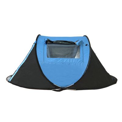 Beach Tent Sun Shade Shelter 3-4 Person Outdoor Camping Tent Camping Automatic Quick-Opening Tent,Blue