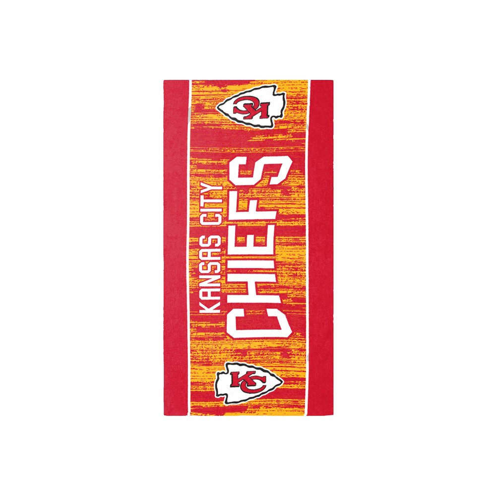 FOCO Kansas City Chiefs NFL Big Logo Beach Towel