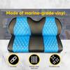 EZGO TXT/RXV & Club Car DS Front & Rear Golf Cart Seat Covers | Diamond Stitching |SkyBlue| view 2