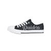 FOCO Las Vegas Raiders NFL Womens Color Glitter Canvas Shoes - 7 view 2