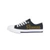 FOCO Baltimore Ravens NFL Womens Color Glitter Canvas Shoes - 7 view 2