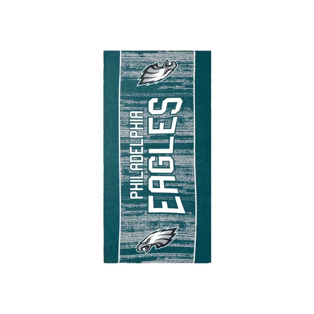 FOCO Philadelphia Eagles NFL Big Logo Beach Towel