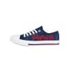 FOCO New England Patriots NFL Womens Color Glitter Canvas Shoes - 8 view 2