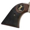 Premium Grips Compatible Replacement Heritage Arms Rough Rider Checkered Rosewood Grips w/Stud Medallion fits .22 & .22 mag view 4