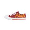 FOCO Kansas City Chiefs NFL Womens Color Glitter Canvas Shoes - 6 view 2