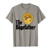 Dogecoin The Dogefather Doge Cryptocurrency Funny Tee- T-Shirt view 1