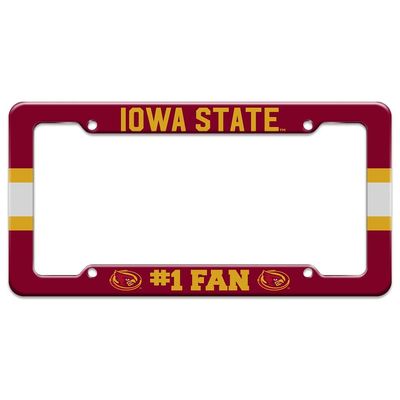 GRAPHICS & MORE Iowa State University #1 Fan License Plate Tag Frame