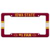GRAPHICS & MORE Iowa State University #1 Fan License Plate Tag Frame view 1