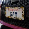 GRAPHICS & MORE Kennesaw State University Owls Camo License Plate Tag Frame view 3