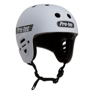 Pro-Tec Full Cut Certified Skateboard Helmet, Ideal for Skateboarding, Bicycling, BMX and Roller Skating, Large White Matte