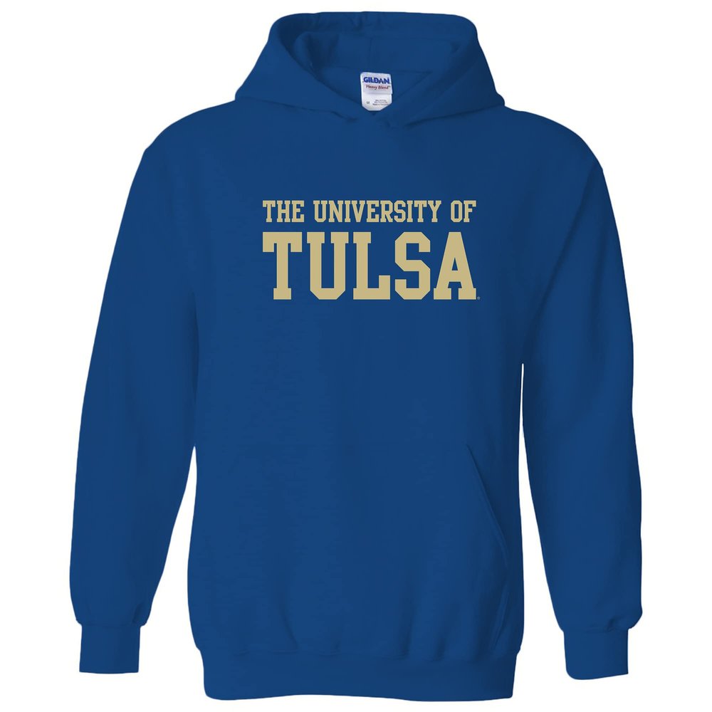 AH01 - Tulsa Hurricane Basic Block HOODIE - 3X-Large - Royal