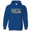 AH01 - Tulsa Hurricane Basic Block HOODIE - 3X-Large - Royal view 1