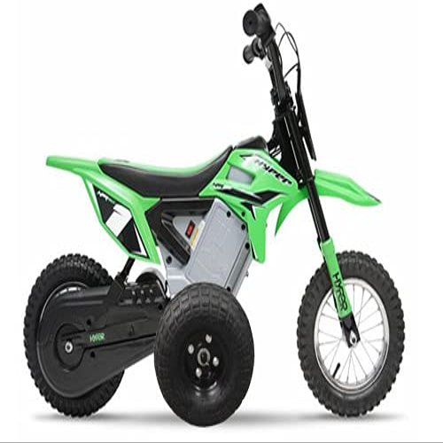 BYP_MFG_INC Adjustable Height Hyper HPR 350 24v - Training Wheels ONLY - Electric Dirt Bike Training Wheels