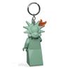 LEGO Minifigure Large 3 Inch Tall Figure Keychain Light - Statue of Liberty (KE158H), Bag charm with LED light view 3